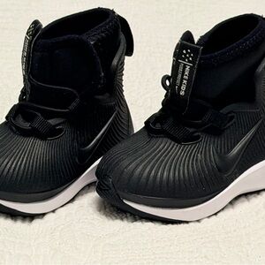 Nike Kids Black and White Slip-On Sneakers